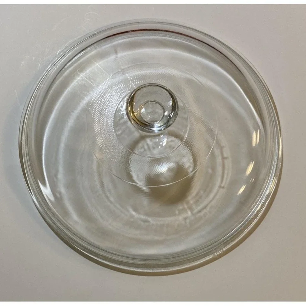 Vtg.‎ Pyrex 408 Clear Glass Replacement Lid Round 8.75